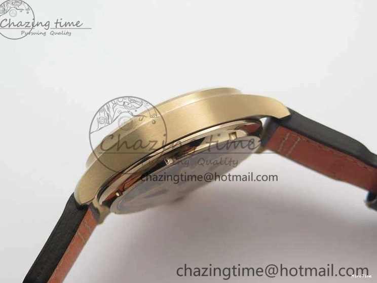 MIROTIME 0202 Popular Big Pilot Real PR IW502706 RG YLF 1:1 Best Edition Brown Dial On Calfskin Strap A 7223